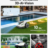 MAMMOTION YUKA Mini 500 Robotic Lawnmower, No Boundary Cable, 4G, Auto Mapping, 500m², 50% Incline