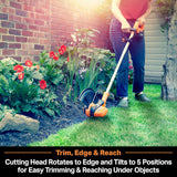 LawnMaster OcuMow™ 24V kabelloser Roboter-Rasenmäher & Trimmer