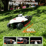 MAMMOTION LUBA 2 AWD 5000X Mähroboter 5000 m², NetRTK+Vision, ohne Kabel, 80 % Steigung
