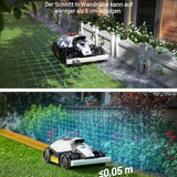 MAMMOTION LUBA mini AWD 800, 800m², Ohne Kabel, NetRTK+Vision, 4G, 80% Steigung