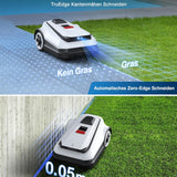 ECOVACS Goat A1600 RTK Mähroboter, 1600m², 330mm Schnitt, LiDAR RTK+Vision, 50% Steigung, Ohne Kabel