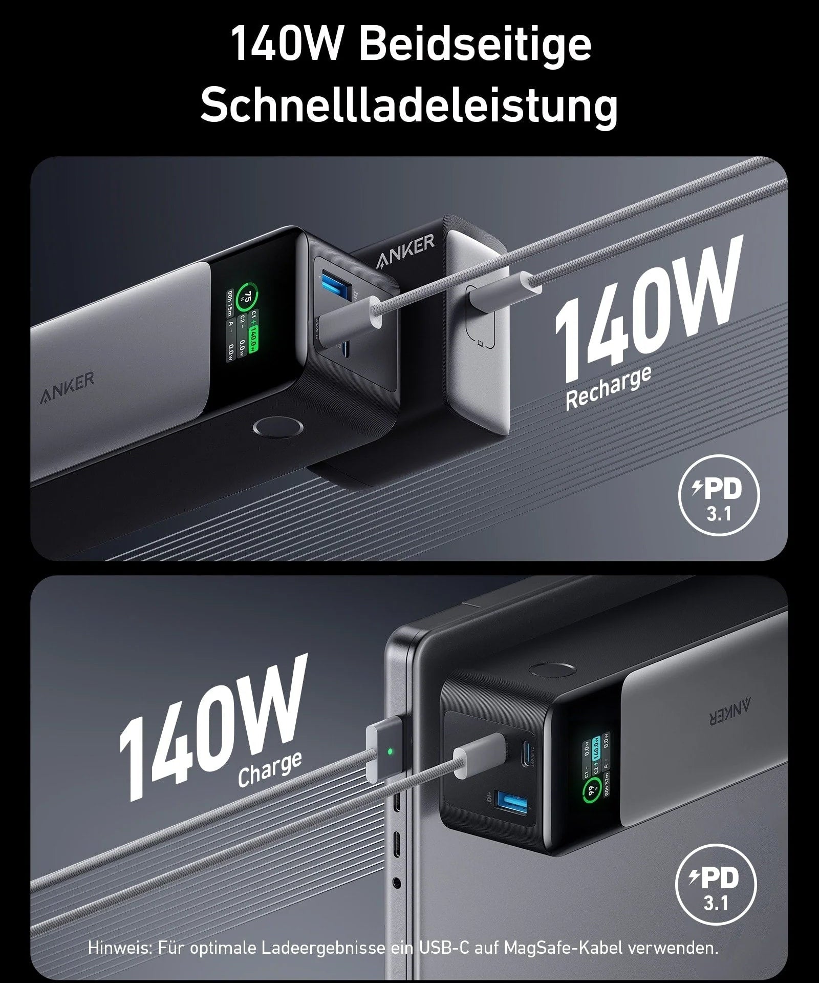 ANKER 737 PowerBank 140W B-Ware
