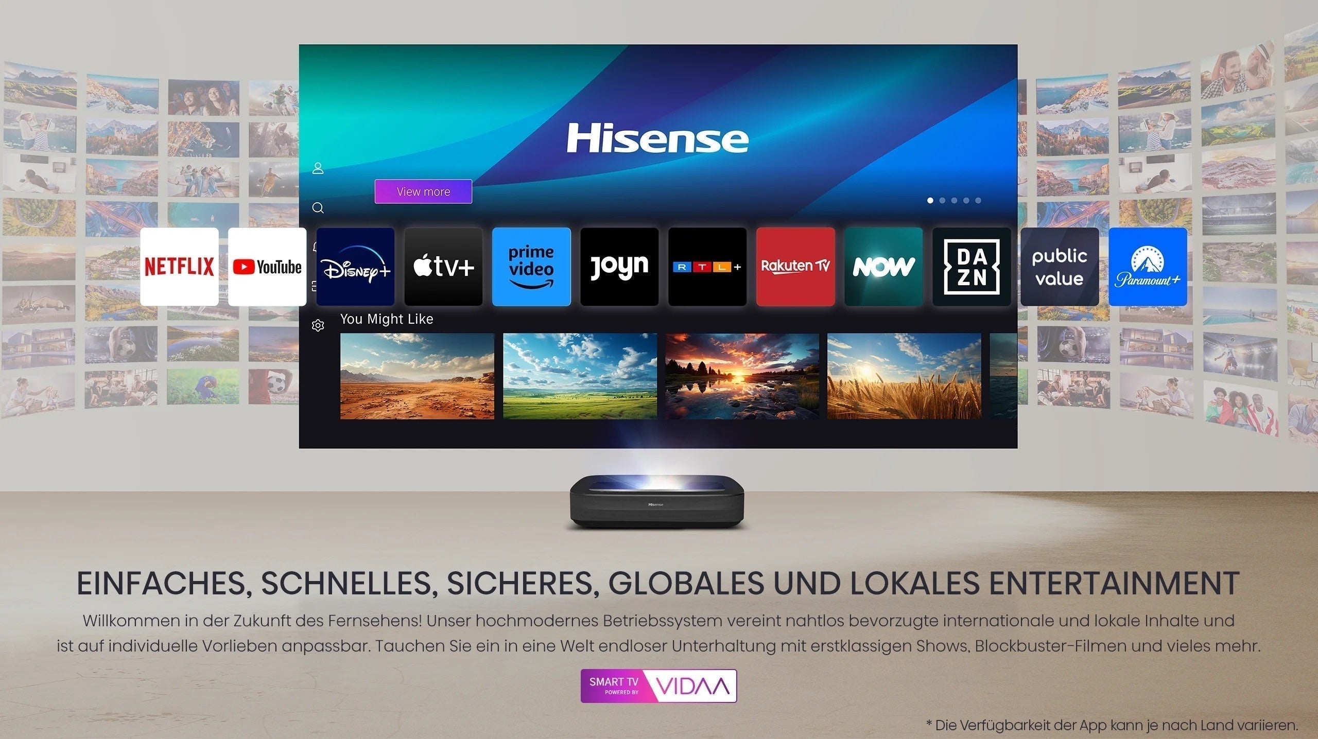 Hisense PL2 Laser Cinema 4K Ultra HD